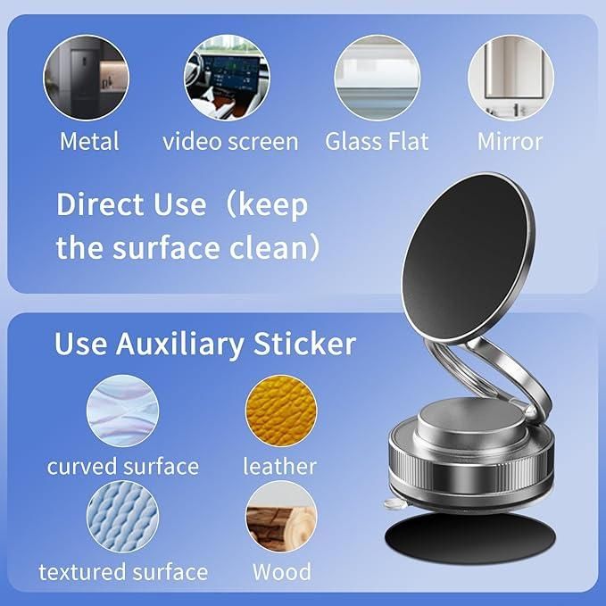 Urban Auto- Vacuum Absorption Magnetic Bracket