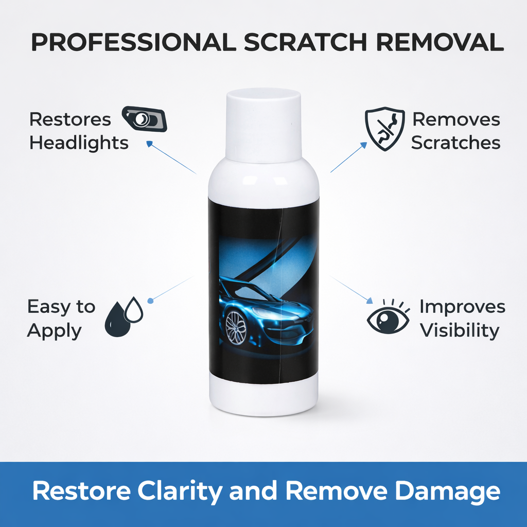Car Headlight Repair Fluid, Scratch Remover Pack of 2