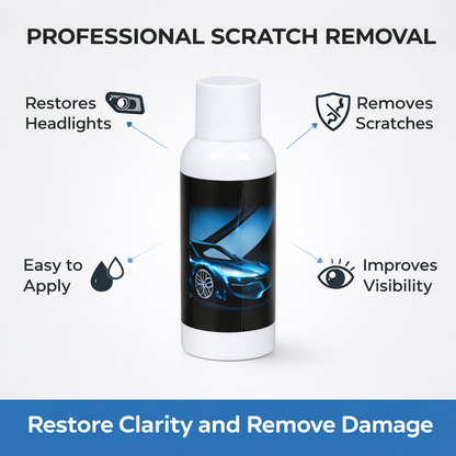 Car Headlight Repair Fluid, Scratch Remover Pack of 2